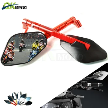 CNC Motorcycle Side Mirrors Universal modified rearview Mirrors Handlebar mirror For Honda Monkey Yamaha Kawasaki Suzuki BMW KTM
CNC Motorcycle Side Mirrors Universal modified rearview Mirrors Handlebar mirror For Honda Monkey Yamaha Kawasaki Suzuki BMW KTM