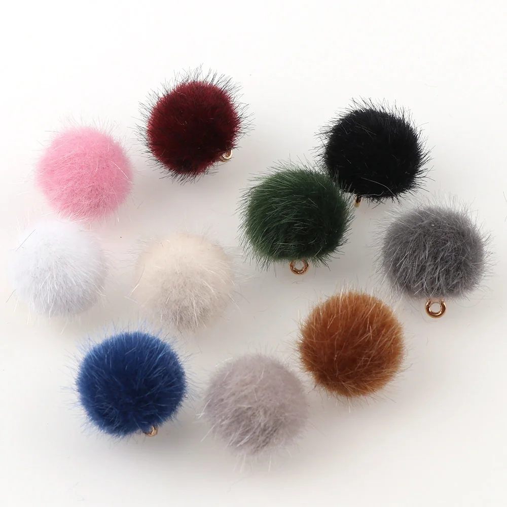 10pc Imitated Mink Fur Beads For Jewelry Making Pendant Ball DIY Material Earrings Findings Eardrop Manual Accessories Hand Made
10pc Imitated Mink Fur Beads For Jewelry Making Pendant Ball DIY Material Earrings Findings Eardrop Manual Accessories Hand Made