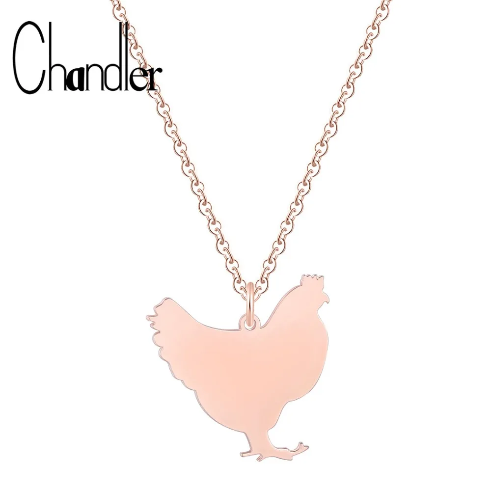 Chandler Chicken Necklace For Women Girl Fashion Rooster Pendant Chain Necklaces Funny Farm Animal Gifts Stainless Steel Jewelry
Chandler Chicken Necklace For Women Girl Fashion Rooster Pendant Chain Necklaces Funny Farm Animal Gifts Stainless Steel Jewelry