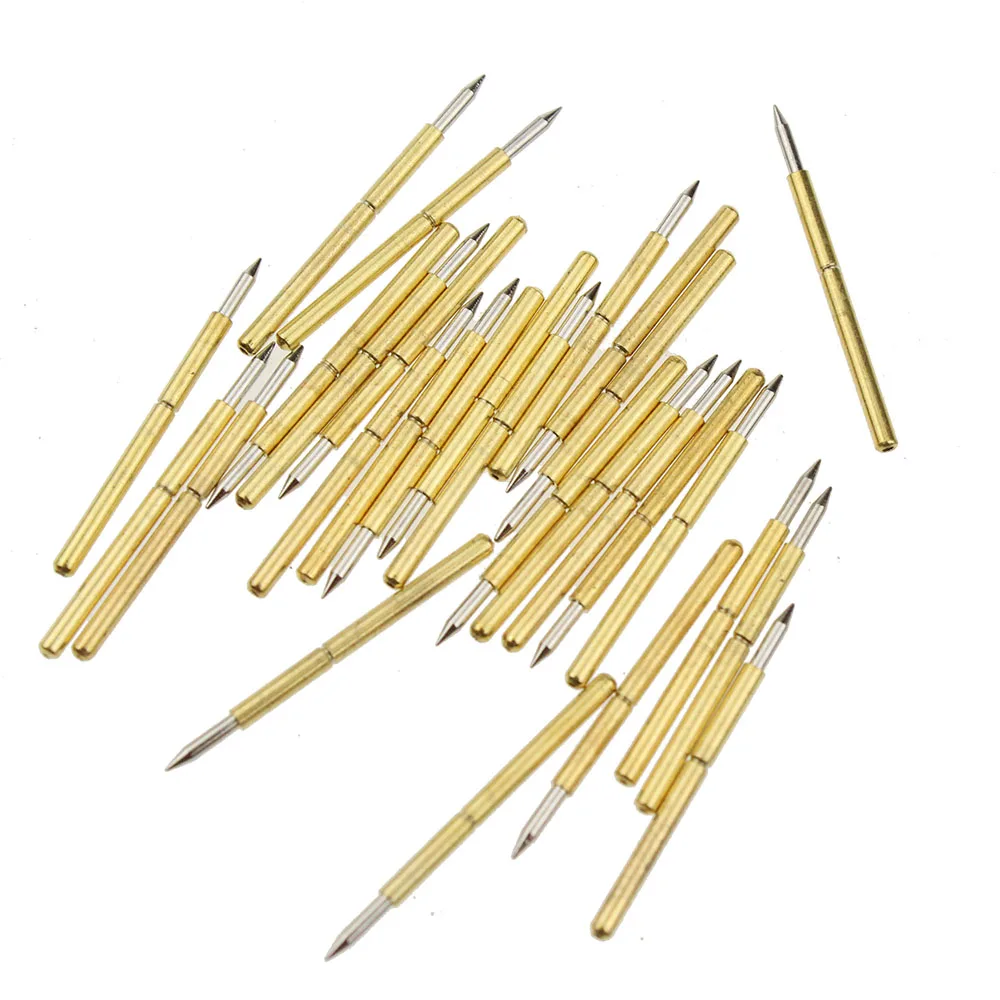 50pcs P75-B1 Spring Test Probes Pogo Pins Cusp Spear Head Dia 1.02mm 100g For Testing Tools
50pcs P75-B1 Spring Test Probes Pogo Pins Cusp Spear Head Dia 1.02mm 100g For Testing Tools