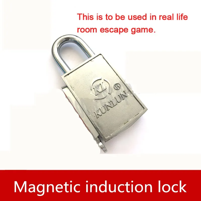 Magnet lock prop for escape room new magnet key lock Real life escape room game prop Keyless hole for easy unlock in darkness
Magnet lock prop for escape room new magnet key lock Real life escape room game prop Keyless hole for easy unlock in darkness
