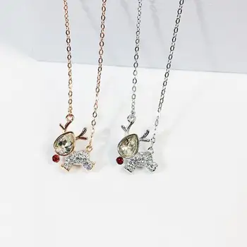 Antler Animal Pendant Necklace Cubic Zirconia Necklace Women Cute Daity Jewelry Mother's Day Gift
Antler Animal Pendant Necklace Cubic Zirconia Necklace Women Cute Daity Jewelry Mother's Day Gift