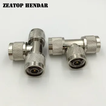 5Pcs Brass T Type 3 Three N Male Jack N Male Plug to 2 X N Male Jack 3 Way RF Coaxial Connector Adapter High Quality
5Pcs Brass T Type 3 Three N Male Jack N Male Plug to 2 X N Male Jack 3 Way RF Coaxial Connector Adapter High Quality