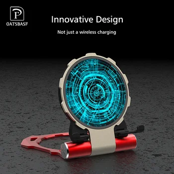OATSBASF Portable Wireless Charger Iron Man Qi Wireless Fast Charger for huawei p30 Samsung Quick Charging Pad Foldable Holder
OATSBASF Portable Wireless Charger Iron Man Qi Wireless Fast Charger for huawei p30 Samsung Quick Charging Pad Foldable Holder