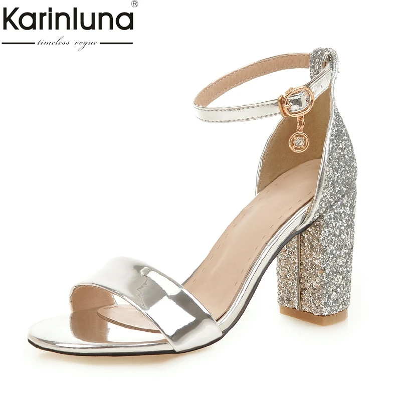 Karinluna Brand Plus Size 34-48 Ankle Strap Ladies High Heels Shoes Woman Casual Party Office Luxury Summer Sandals
Karinluna Brand Plus Size 34-48 Ankle Strap Ladies High Heels Shoes Woman Casual Party Office Luxury Summer Sandals