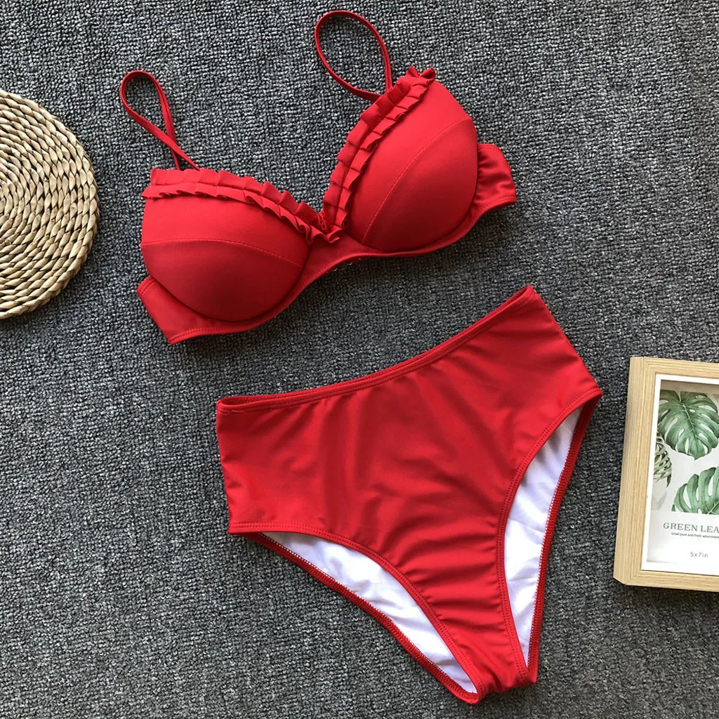 Bikinis 2019 Mujer Sexy Women Ruffles Maillot De Bai Femme Bikini Push-Up Pad Swimwear Swimsuit Beachwear Monokini Bikiny
Bikinis 2019 Mujer Sexy Women Ruffles Maillot De Bai Femme Bikini Push-Up Pad Swimwear Swimsuit Beachwear Monokini Bikiny