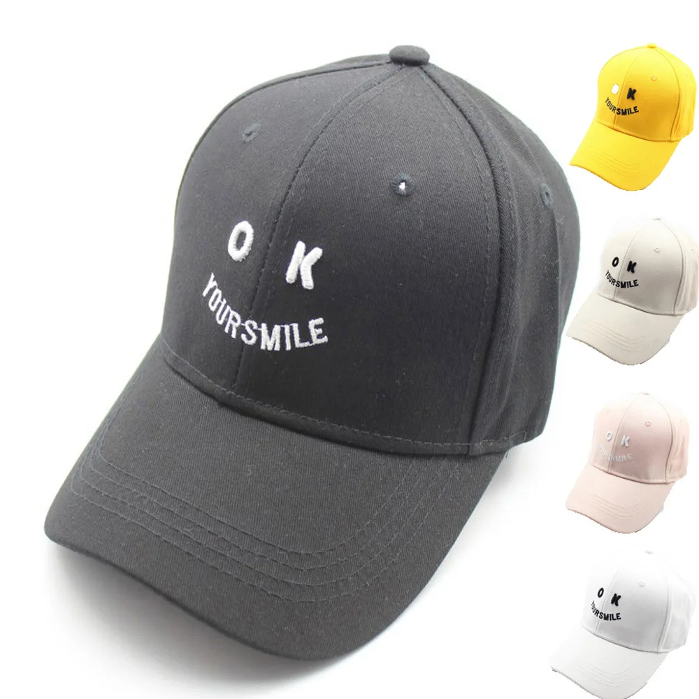 Men Women Baseball Cap Embroidery OK Your Smile Face Cotton Kpop Hats Sport Dancing Dad Hat Adjustable Hip hop Snapback Cap
Men Women Baseball Cap Embroidery OK Your Smile Face Cotton Kpop Hats Sport Dancing Dad Hat Adjustable Hip hop Snapback Cap