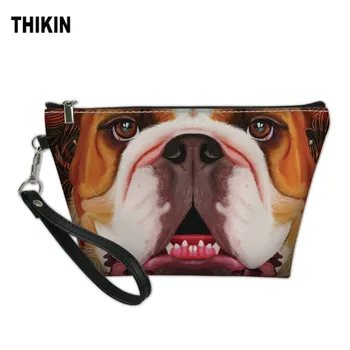 THIKIN 3D Bulldog Print Women Makeup Bag Husky German Shepherd Cool Cosmetics Pouch For Travel Ladies Pouch Women Cosmetic Bag
THIKIN 3D Bulldog Print Women Makeup Bag Husky German Shepherd Cool Cosmetics Pouch For Travel Ladies Pouch Women Cosmetic Bag