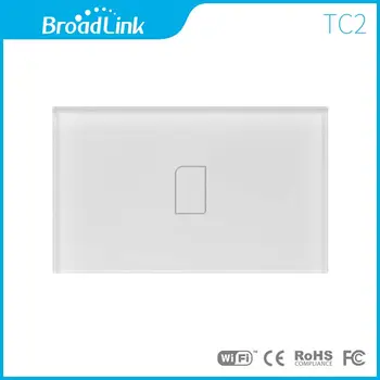 Broadlink US TC2 Wifi Touch Switch 1gang 110/220V for RM2 RM Pro Universal Remote Controller WIFI+IR+RF Wireless Control 433/315
Broadlink US TC2 Wifi Touch Switch 1gang 110/220V for RM2 RM Pro Universal Remote Controller WIFI+IR+RF Wireless Control 433/315