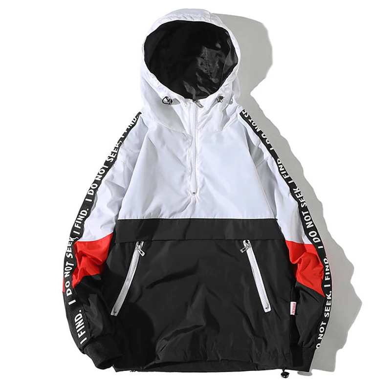 2019 New Spring Autumn Hip Hop Jackets Men Windbreaker Patchwork Loose Casual Jacket Male Coats Zipper Tracksuit Streetwear 4XL
2019 New Spring Autumn Hip Hop Jackets Men Windbreaker Patchwork Loose Casual Jacket Male Coats Zipper Tracksuit Streetwear 4XL