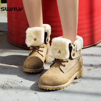 SWYIVY Ankle Boots Woman Winter Boots 2019 Snowboots Women Casual Shoes Black Fur Platform Female Booties Warm Plus Size 42
SWYIVY Ankle Boots Woman Winter Boots 2019 Snowboots Women Casual Shoes Black Fur Platform Female Booties Warm Plus Size 42