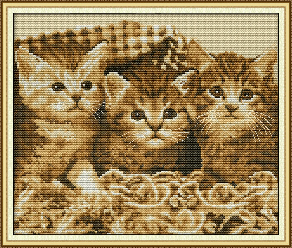 Three Little Kittens 2 cross stitch kit aida 14ct 11ct count print canvas cross stitches needlework embroidery DIY handmade
Three Little Kittens 2 cross stitch kit aida 14ct 11ct count print canvas cross stitches needlework embroidery DIY handmade
