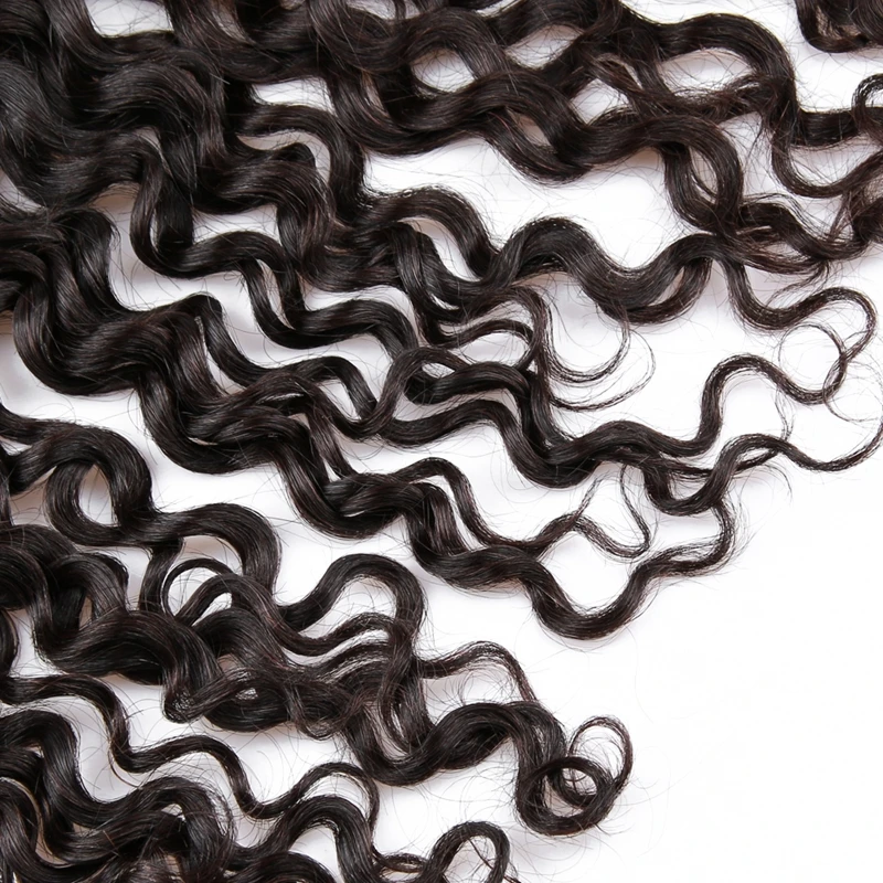 Hot Beauty Hair Lace Closure Water Wave 44 Lace Closure Brazilian Remy Human Hair 10-20 Inch Closure (8)