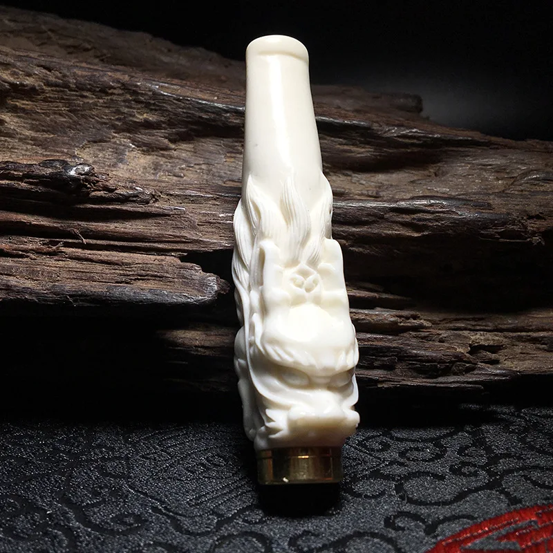 Natural Antler Carving Faucet Mouthpiece Can Be Cleaned Circulation Cigarette Filter Cigarette Holder Healthy Men Smoke
Natural Antler Carving Faucet Mouthpiece Can Be Cleaned Circulation Cigarette Filter Cigarette Holder Healthy Men Smoke
