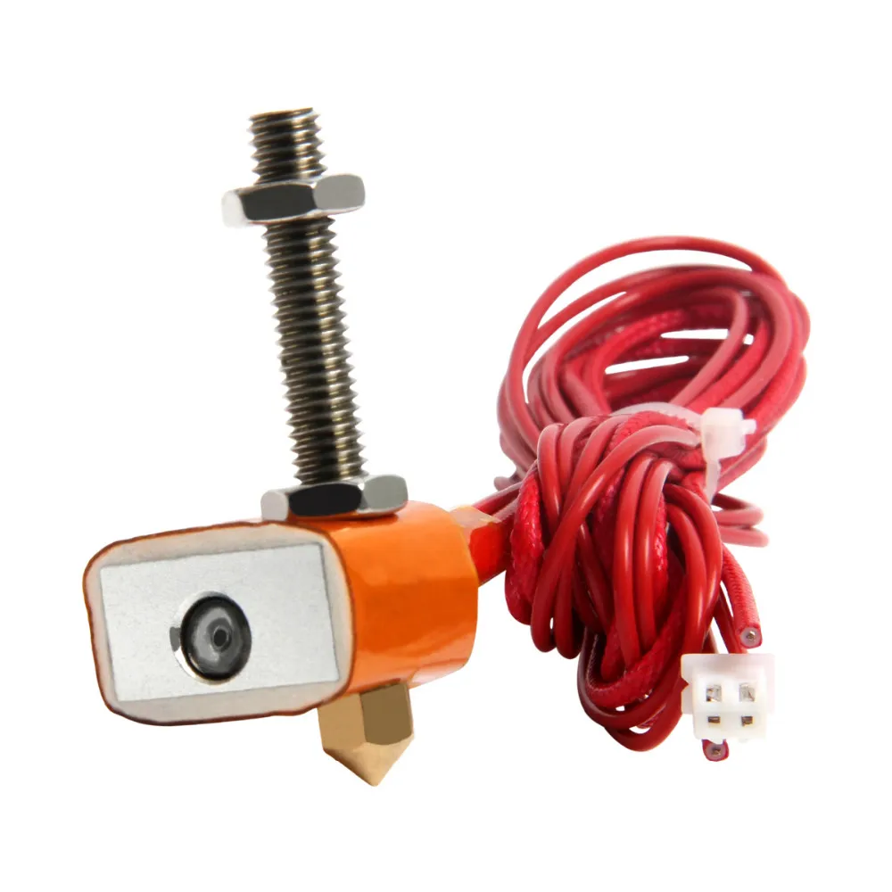 Geeetech MK8 Hot End 3d printer Extruder Nozzle 0.4mm for 1.75mm Filament Special for MeCreator 2
Geeetech MK8 Hot End 3d printer Extruder Nozzle 0.4mm for 1.75mm Filament Special for MeCreator 2