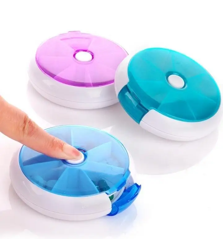 1Pc Simple Weekly Rotating Pill Box organizer case portable Weekly Medical Kit Vitamin Medicine Boxes 7 Day Pill Container
1Pc Simple Weekly Rotating Pill Box organizer case portable Weekly Medical Kit Vitamin Medicine Boxes 7 Day Pill Container