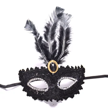 1Pcs Venice Feather Halloween Christmas Party Ball Masks Masquerade Performance Half Face Diamond Princess Lace Mask
1Pcs Venice Feather Halloween Christmas Party Ball Masks Masquerade Performance Half Face Diamond Princess Lace Mask