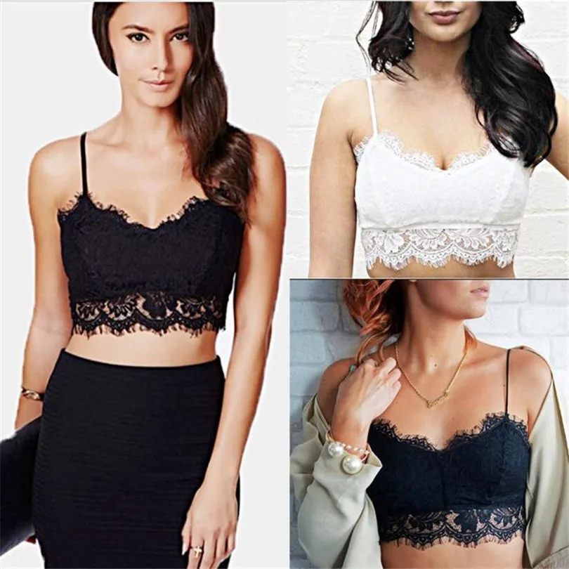 Durable hot crop top women Sexy vest Sheer Lace Condole camisoles belt Strap Lingerie Tops Lace women Translucent Underwear A65
Durable hot crop top women Sexy vest Sheer Lace Condole camisoles belt Strap Lingerie Tops Lace women Translucent Underwear A65