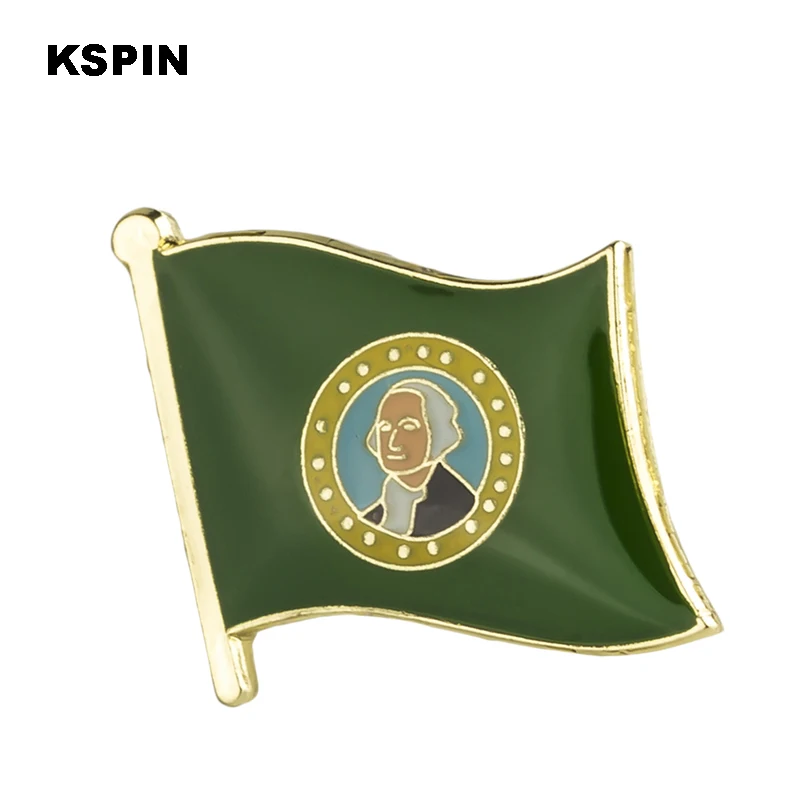 U.S.A Washington State Badges flag badge flag lapal pin on backpack pins for clothes 1PC XY0187
U.S.A Washington State Badges flag badge flag lapal pin on backpack pins for clothes 1PC XY0187
