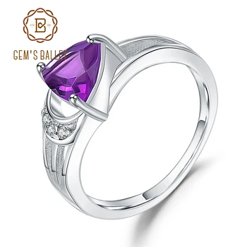 Gem's Ballet 1.35Ct Triangle Shape Natural Amethyst Gemstone Engagement Rings Solid 925 Sterling Silver Fine Jewelry For Women
Gem's Ballet 1.35Ct Triangle Shape Natural Amethyst Gemstone Engagement Rings Solid 925 Sterling Silver Fine Jewelry For Women