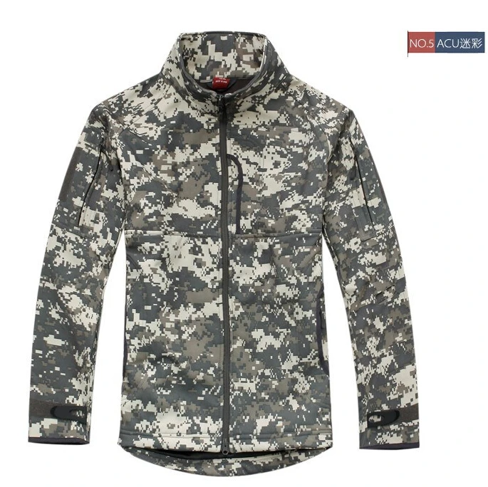 Millitary sharkskin soft shell Waterproof DurableJacket Softshell with Fleece Lining Jacket ACU
Millitary sharkskin soft shell Waterproof DurableJacket Softshell with Fleece Lining Jacket ACU