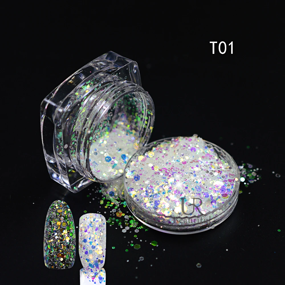 1 Bottle Mixed Color Hexagon Glitter Laser Slice Paillette Nail Art Glitter Pigment Nail Art Powder Polish Tips BET01-04
1 Bottle Mixed Color Hexagon Glitter Laser Slice Paillette Nail Art Glitter Pigment Nail Art Powder Polish Tips BET01-04