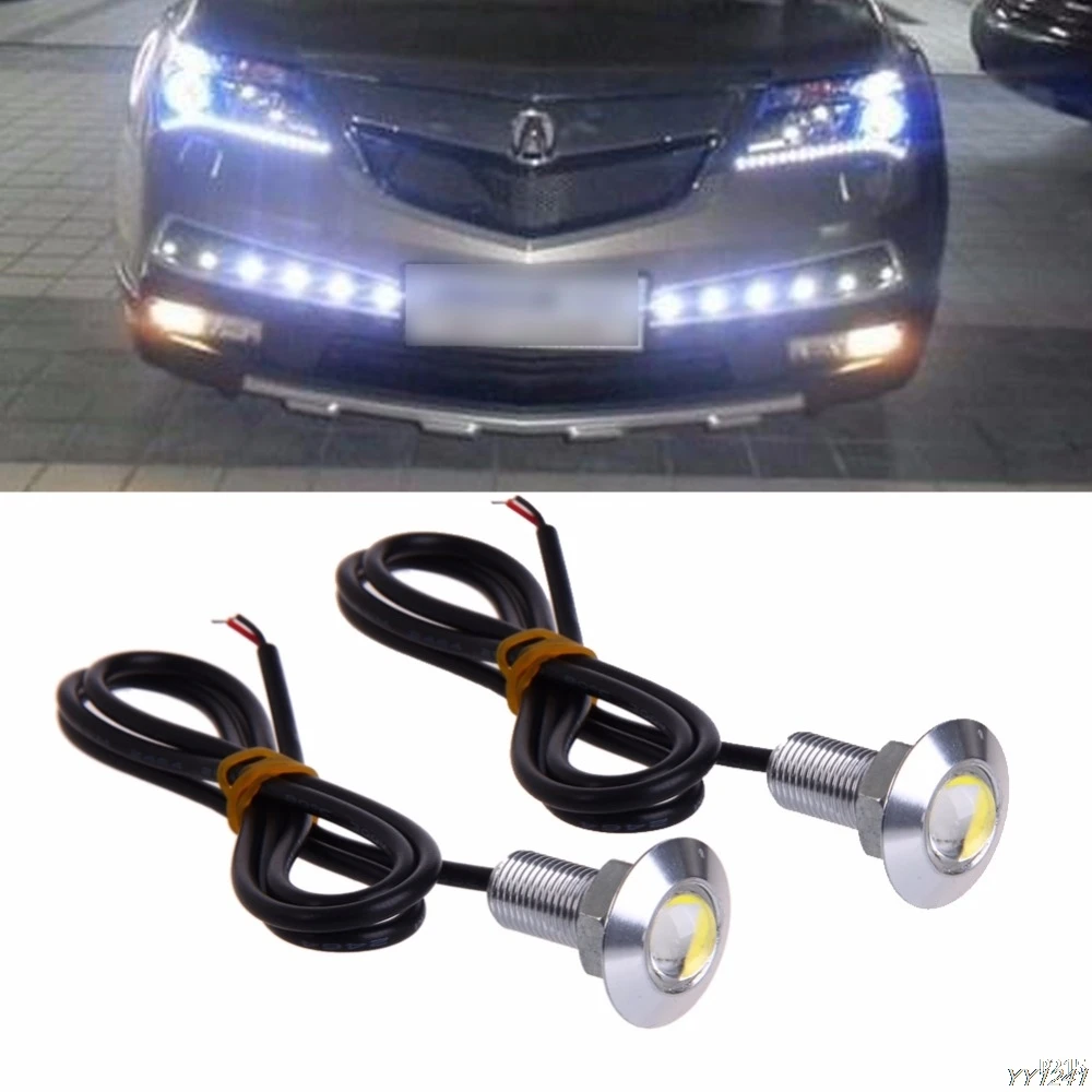 HNGCHOIGE 1Pair DC 12V 23mm White/Red/Yellow/Blue Light Eagle Eye LED Daytime Running DRL Light Car Auto Lamp Silver Shell
HNGCHOIGE 1Pair DC 12V 23mm White/Red/Yellow/Blue Light Eagle Eye LED Daytime Running DRL Light Car Auto Lamp Silver Shell