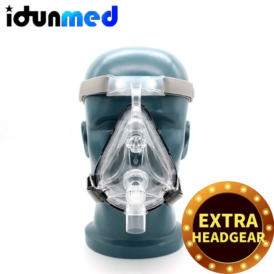 idunmed CPAP BiPAP Full Face Masks With Two Adjustable Straps Adapter For CPAP APAP BPAP Machine Anti Snoring Sleep Apnea Stop
idunmed CPAP BiPAP Full Face Masks With Two Adjustable Straps Adapter For CPAP APAP BPAP Machine Anti Snoring Sleep Apnea Stop