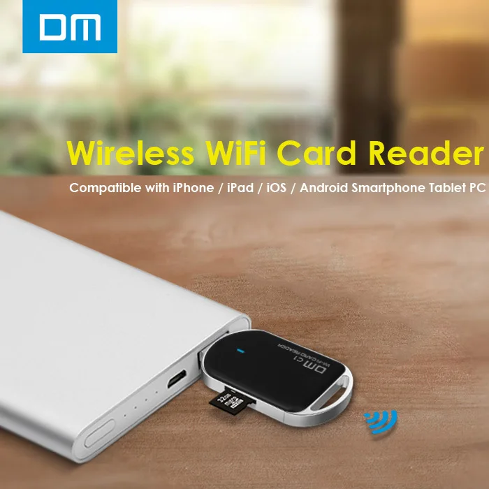 DM C1 wfd011 Беспроводной Wi-Fi TF Card Reader USB 2.0 Интерфейс с точка доступа для смартфонов