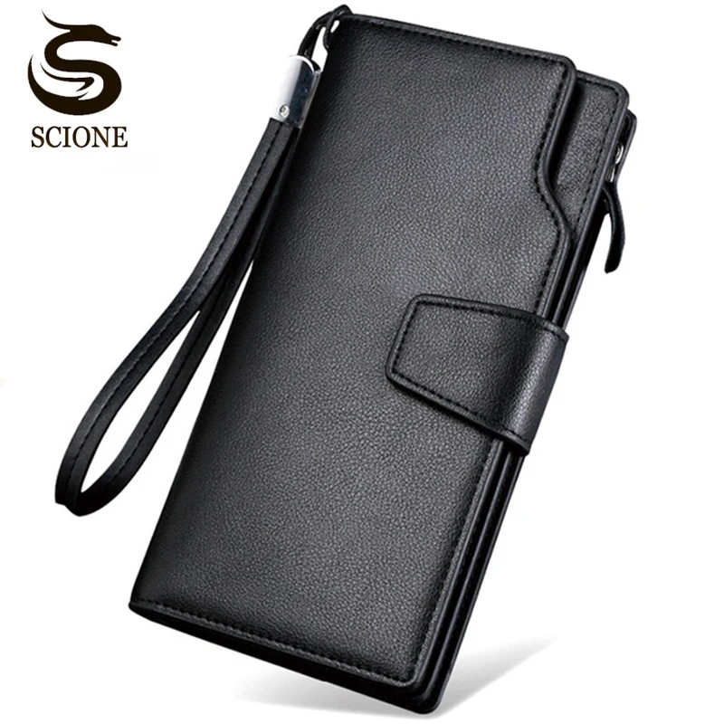 Hot Top Leather Men Wallets Coin Pocket Zipper Long Design Cover Fashion Casual Mens Purse Multi-function coin purse
Hot Top Leather Men Wallets Coin Pocket Zipper Long Design Cover Fashion Casual Mens Purse Multi-function coin purse