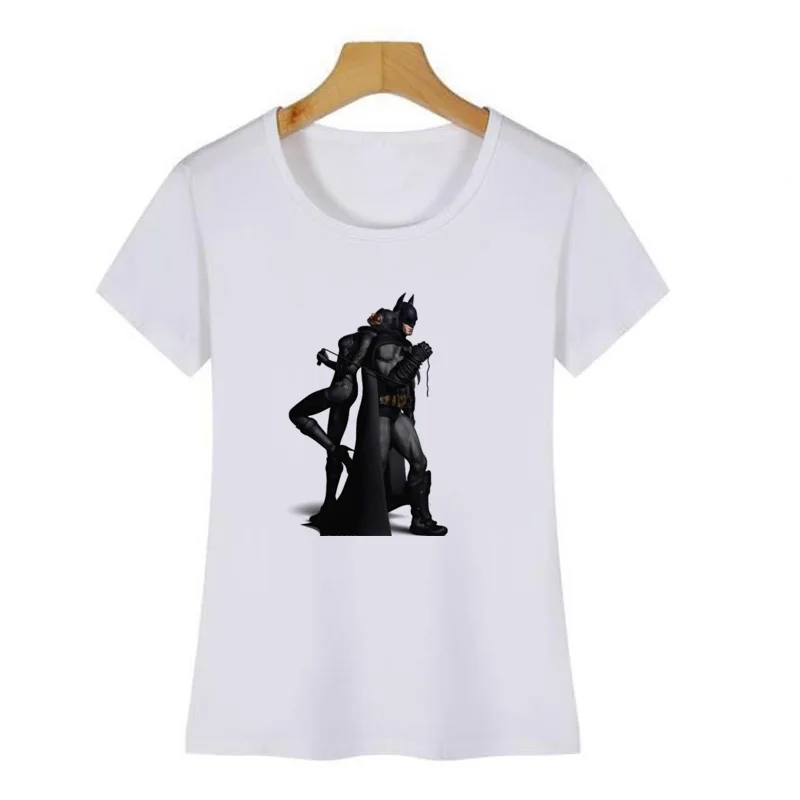Batman and Catwoman Kiss T-shirt Women Fashion Cool Tshirt Funny Graphic Tees Summer Ladies O Neck Short Sleeve Camisas Mujer
Batman and Catwoman Kiss T-shirt Women Fashion Cool Tshirt Funny Graphic Tees Summer Ladies O Neck Short Sleeve Camisas Mujer