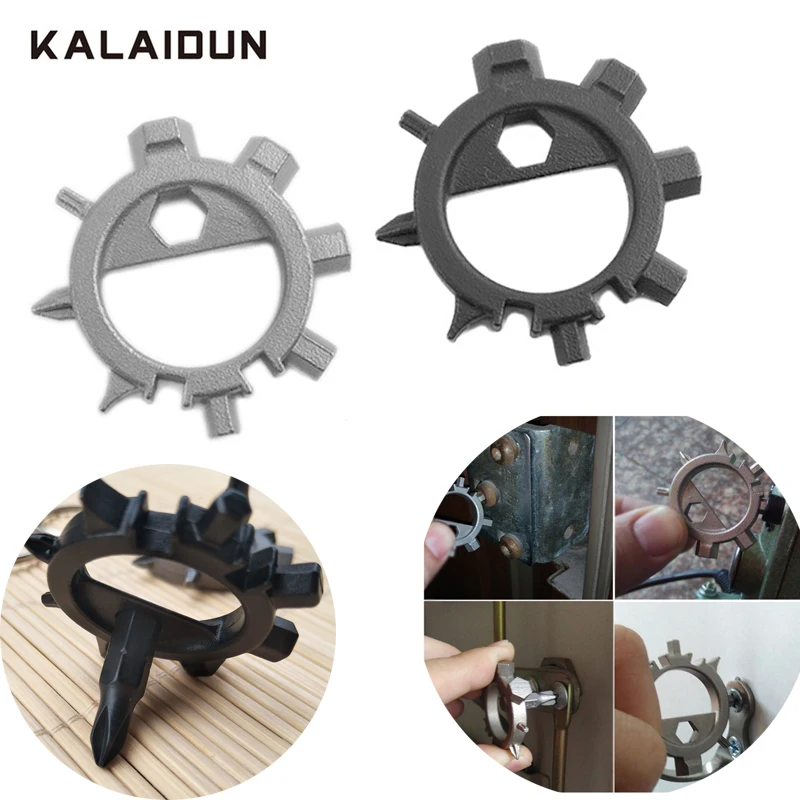 KALAIDUN Screwdriver Eight-claw Multi-function Outdoor Portable Gadget Bicycle Hand Tools Repair Tool 12 Functions Key Ring
KALAIDUN Screwdriver Eight-claw Multi-function Outdoor Portable Gadget Bicycle Hand Tools Repair Tool 12 Functions Key Ring