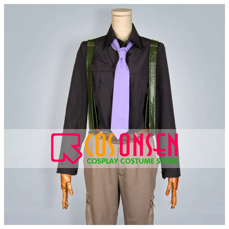 COSPLAYONSEN Karneval JIKI Cosplay Costume Black Shirt Khaki Trousers All Size Custom Made
COSPLAYONSEN Karneval JIKI Cosplay Costume Black Shirt Khaki Trousers All Size Custom Made
