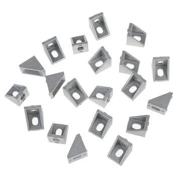 20Pcs 3D Aluminum 17x20x20 Printers CNC Routers Industrial Profile 2020 Corner Fitting Angle Connector Bracket Fastener
20Pcs 3D Aluminum 17x20x20 Printers CNC Routers Industrial Profile 2020 Corner Fitting Angle Connector Bracket Fastener