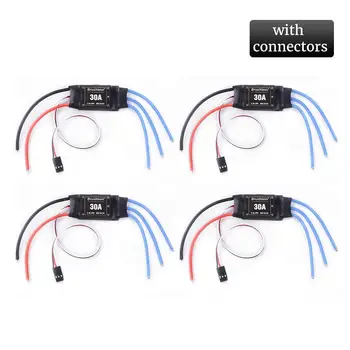 4PCS 30A ESC 2-4S Lipo Brushless With 5V / 2A BEC For S500 X 500 Quadcopter Remote Control Part Support Dropshipping
4PCS 30A ESC 2-4S Lipo Brushless With 5V / 2A BEC For S500 X 500 Quadcopter Remote Control Part Support Dropshipping