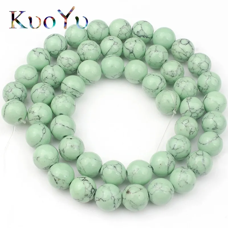 Light Green Turquoises Stone Beads Round Loose Spacer Beads For Jewelry Making DIY Handmade Bracelet Necklace 15" 4/6/8/10/12mm
Light Green Turquoises Stone Beads Round Loose Spacer Beads For Jewelry Making DIY Handmade Bracelet Necklace 15" 4/6/8/10/12mm