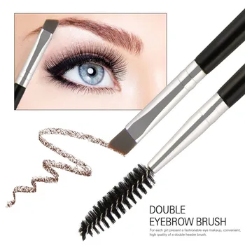 Cheap Makeup Brushes Duo Brow Makeup Brush Wood Handle Double Sided Eyebrow Flat Angled Brushes Wholesale pinceaux maquillage
Cheap Makeup Brushes Duo Brow Makeup Brush Wood Handle Double Sided Eyebrow Flat Angled Brushes Wholesale pinceaux maquillage