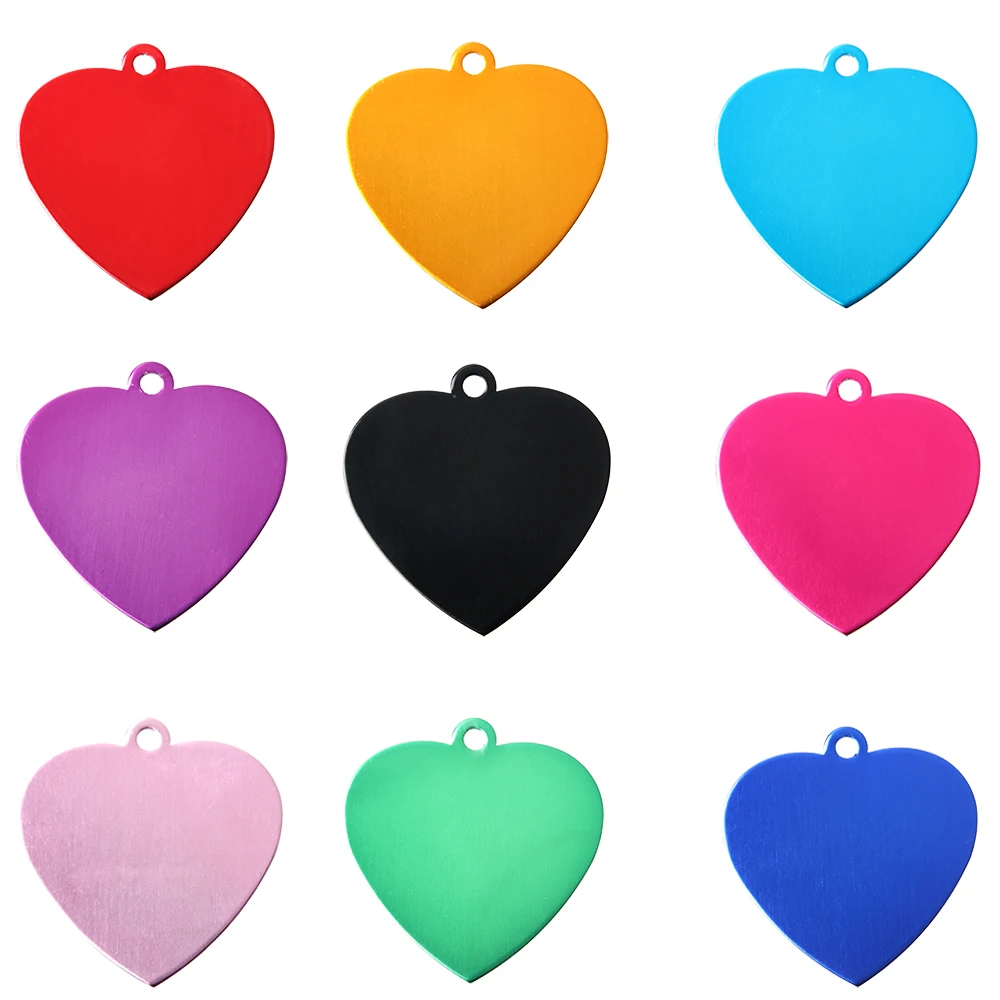 20 Pcs Pet Dog Accessories Heart Shape Aluminum Customized Puppy Cat Name Phone Dog Collar Pendant ID Tags Personalized Product
20 Pcs Pet Dog Accessories Heart Shape Aluminum Customized Puppy Cat Name Phone Dog Collar Pendant ID Tags Personalized Product