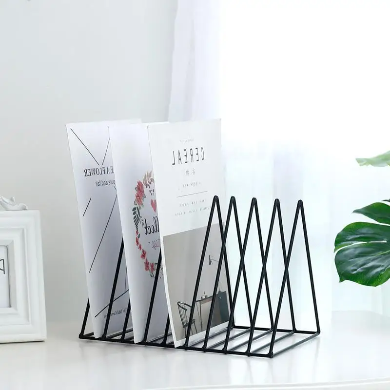 Rack Stationery Organizer Holder Nordic Triangle Simple Wrought Shelf File Magazine Bookend Office Iron Desktop Storage Rack
Rack Stationery Organizer Holder Nordic Triangle Simple Wrought Shelf File Magazine Bookend Office Iron Desktop Storage Rack