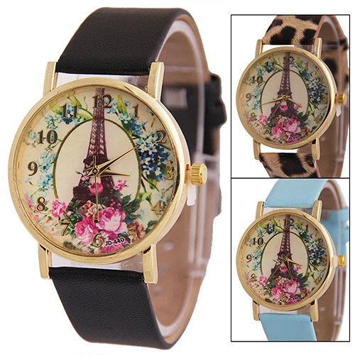 2016 Women's Effiel Tower Flower Dial Faux Leather Band Analog Quartz Wrist Watch 181 G6TN Birthdays Gifts 8HYX
2016 Women's Effiel Tower Flower Dial Faux Leather Band Analog Quartz Wrist Watch 181 G6TN Birthdays Gifts 8HYX