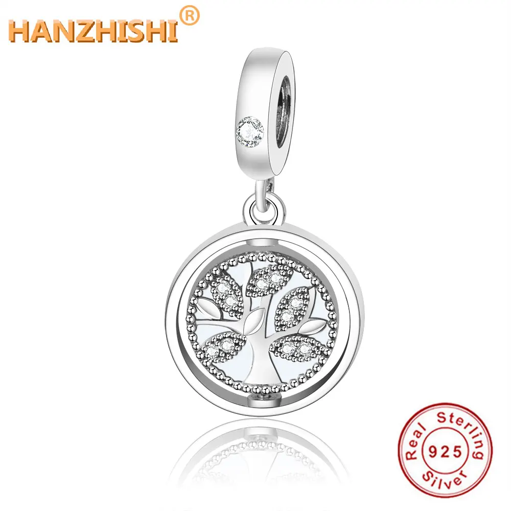 Authentic 925 Sterling Silver Spinning Tree of Life Dangle Bead Pendant Fit Original Pandora Charm Bracelet Family Tree Jewelry
Authentic 925 Sterling Silver Spinning Tree of Life Dangle Bead Pendant Fit Original Pandora Charm Bracelet Family Tree Jewelry