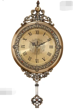 luxury Originality all metal Wall Clocks European style large household wall clock Archaize quartz clock
luxury Originality all metal Wall Clocks European style large household wall clock Archaize quartz clock