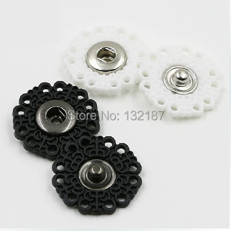 Wholesale 80sets/lot Nylon plastic sew on press button Flower snap button fasteners 4 sizes Black/White free shipping SF-027
Wholesale 80sets/lot Nylon plastic sew on press button Flower snap button fasteners 4 sizes Black/White free shipping SF-027