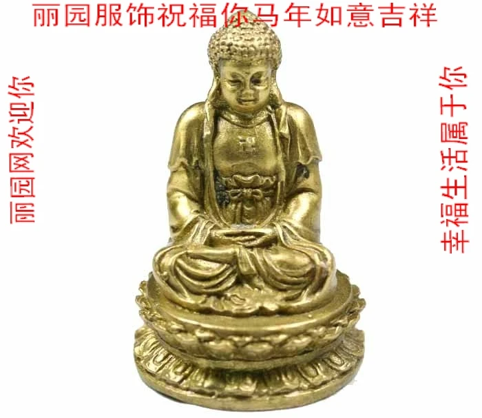 crafts copper Bronze art Copper buddha series 6cm