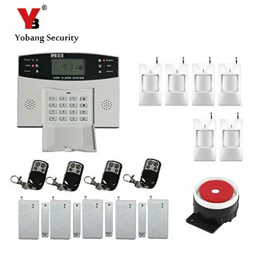 YobangSecurity Wireless Wired GSM Home Burglar Security GSM Alarm System English Russian Spanish Czech Italian Voice Alarm Kit
YobangSecurity Wireless Wired GSM Home Burglar Security GSM Alarm System English Russian Spanish Czech Italian Voice Alarm Kit