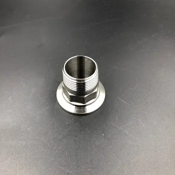 Sanitary Tri Clamp BSPT Male Adapter 1.5in. (OD 50.5MM) Tri Clover Compatible Threaded Adapter Stainless Steel 304
Sanitary Tri Clamp BSPT Male Adapter 1.5in. (OD 50.5MM) Tri Clover Compatible Threaded Adapter Stainless Steel 304