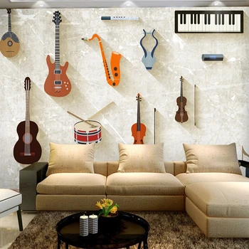 Music Instruments Piano&Guitar 5D Papel Murals Wallpaper 3d Photo Murals for Music Room and Bedding room 3d Wall Murals
Music Instruments Piano&Guitar 5D Papel Murals Wallpaper 3d Photo Murals for Music Room and Bedding room 3d Wall Murals