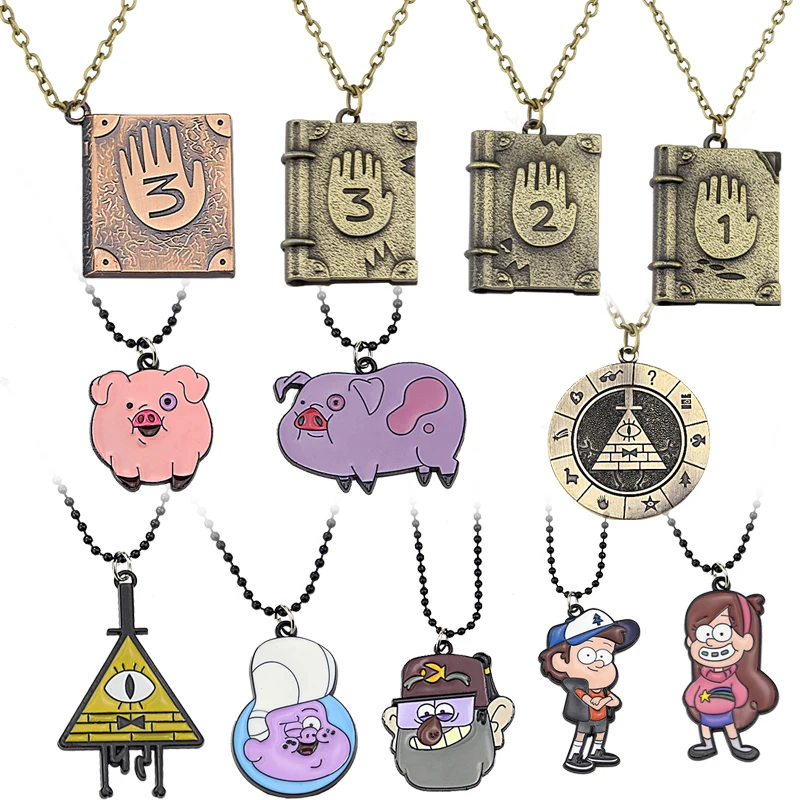 Gravity Falls Journal 3 Diepsloot Diary LOGO Necklace Dipper Mabel Stan Pig ball Pendant Necklaces Children Jewelry Dropshipping
Gravity Falls Journal 3 Diepsloot Diary LOGO Necklace Dipper Mabel Stan Pig ball Pendant Necklaces Children Jewelry Dropshipping