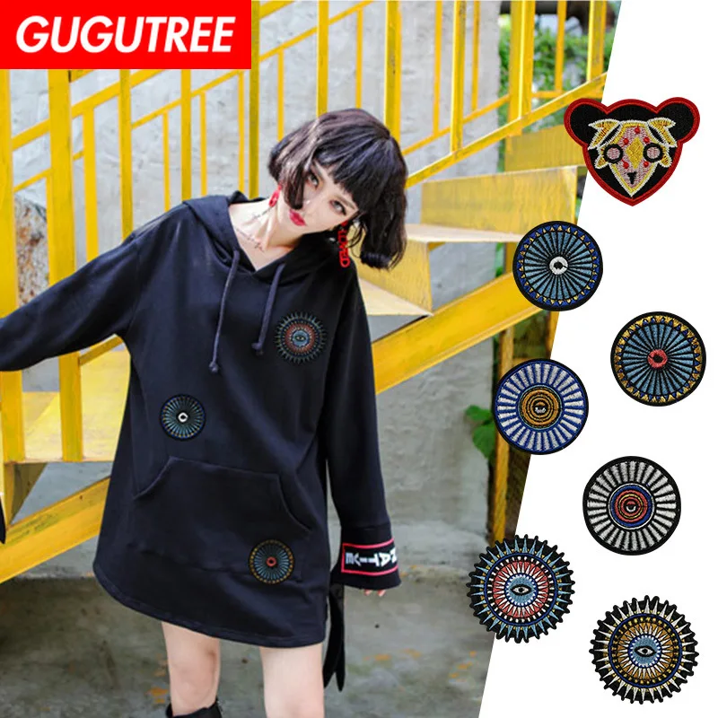 GUGUTREE embroidery circle patches mouse patches badges applique patches for clothing XC-262
GUGUTREE embroidery circle patches mouse patches badges applique patches for clothing XC-262