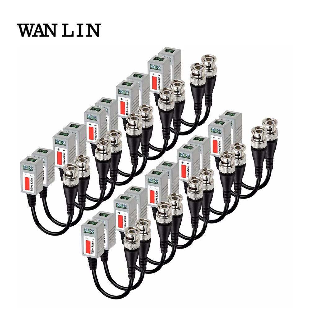 20pcs AHD/CVI/TVI Twisted BNC CCTV Video Balun passive Transceivers 10pairs Cat5 CCTV UTP Video Balun up to 3000ft Range
20pcs AHD/CVI/TVI Twisted BNC CCTV Video Balun passive Transceivers 10pairs Cat5 CCTV UTP Video Balun up to 3000ft Range